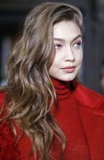 GIGI HADID at Mx Mara Fashion Show in Milan 02/23/2017
