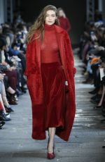 GIGI HADID at Mx Mara Fashion Show in Milan 02/23/2017
