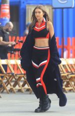 GIGI HADID at Tommy Hilfiger Fashion Show Rehersal in Venice 02/08/2017