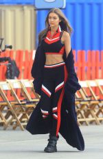 GIGI HADID at Tommy Hilfiger Fashion Show Rehersal in Venice 02/08/2017