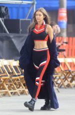 GIGI HADID at Tommyland Tommy Hilfiger Spring 2017 Fashion Show in Venice 02/08/2017