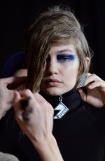 GIGI HADID at Versus Versace Fashion Show in London 02/18/2017
