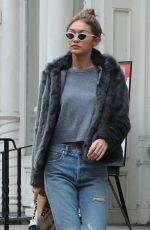 GIGI HADID Leaves Blick Art Materials in New York 02/03/2017