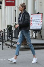 GIGI HADID Leaves Blick Art Materials in New York 02/03/2017