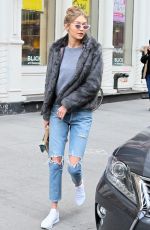 GIGI HADID Leaves Blick Art Materials in New York 02/03/2017
