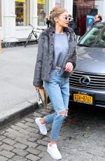 GIGI HADID Leaves Blick Art Materials in New York 02/03/2017