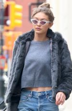 GIGI HADID Leaves Blick Art Materials in New York 02/03/2017