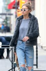 GIGI HADID Leaves Blick Art Materials in New York 02/03/2017