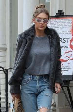 GIGI HADID Leaves Blick Art Materials in New York 02/03/2017