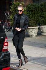 GIGI HADID Leaves Bowery Hotel in New York 02/02/2017