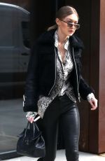 GIGI HADID Leaves Her Apartment in New York 02/01/2017