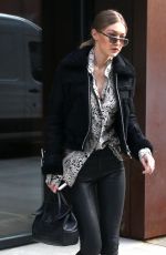 GIGI HADID Leaves Her Apartment in New York 02/01/2017