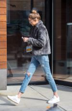 GIGI HADID Leaves Her Apartment in New York 02/03/2017