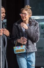 GIGI HADID Leaves Her Apartment in New York 02/03/2017