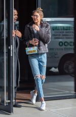 GIGI HADID Leaves Her Apartment in New York 02/03/2017