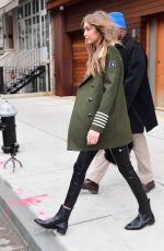 GIGI HADID Leaves Her Apartment in New York 02/05/2017