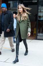GIGI HADID Leaves Her Apartment in New York 02/05/2017