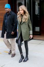 GIGI HADID Leaves Her Apartment in New York 02/05/2017