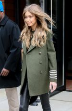 GIGI HADID Leaves Her Apartment in New York 02/05/2017