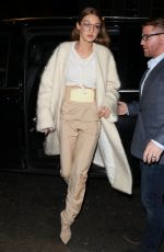 GIGI HADID Leaves Her Hotel in London 02/20/2017