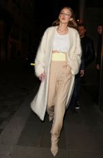 GIGI HADID Leaves Her Hotel in London 02/20/2017