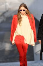 GIGI HADID Leaves Her Hotel in Milan 02/24/2017
