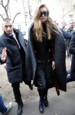 GIGI HADID Leaves Max Mara Fashion Show at Milan Fashion Week 02/23/2017