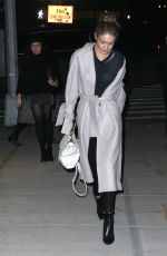 GIGI HADID Night Out in New York 02/13/2017