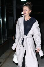 GIGI HADID Night Out in New York 02/13/2017