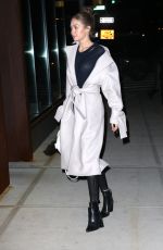 GIGI HADID Night Out in New York 02/13/2017