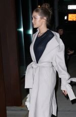 GIGI HADID Night Out in New York 02/13/2017