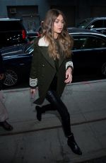 GIGI HADID Out and About in New York 02/05/2017