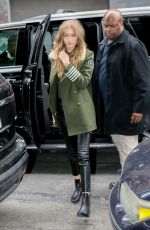 GIGI HADID Out and About in New York 02/05/2017
