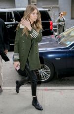 GIGI HADID Out and About in New York 02/05/2017