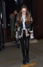 GIGI HADID Out and About in New York 02/12/2017