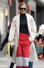 GIGI HADID Out for Lunch in New York 02/13/2017