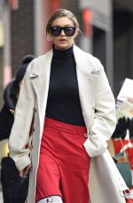 GIGI HADID Out for Lunch in New York 02/13/2017