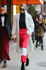 GIGI HADID Out for Lunch in New York 02/13/2017