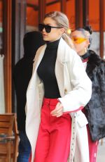 GIGI HADID Out for Lunch in New York 02/13/2017