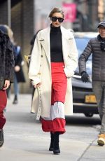 GIGI HADID Out for Lunch in New York 02/13/2017