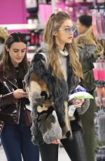 GIGI HADID Out in New York 02/12/2017