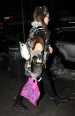 GIGI HADID Out in New York 02/12/2017