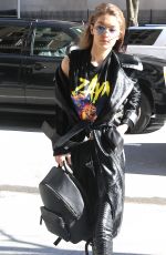 GIGI HADID Out in New York 02/14/2017