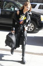 GIGI HADID Out in New York 02/14/2017