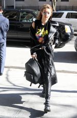GIGI HADID Out in New York 02/14/2017