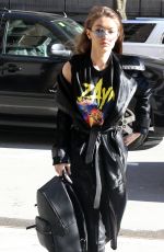 GIGI HADID Out in New York 02/14/2017