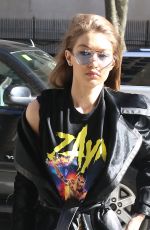 GIGI HADID Out in New York 02/14/2017