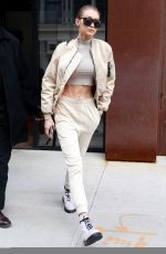 GIGI HADID Out in New York 02/16/207
