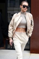 GIGI HADID Out in New York 02/16/207