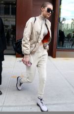 GIGI HADID Out in New York 02/16/207